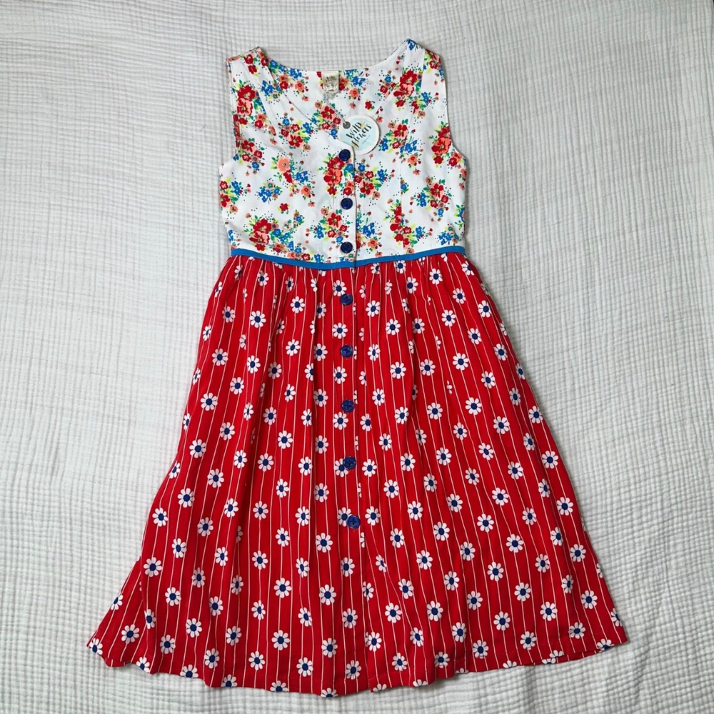 Wildflowers Brand Women's Allison Dress Size XS Floral Print Matilda Jane